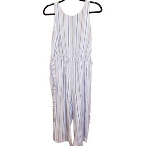 Loft Striped Jumpsuit